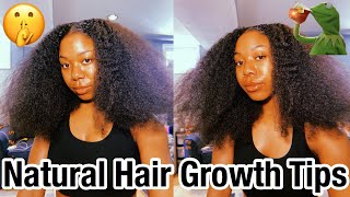 How To Grow Your Natural Hair | 10 Tips For Natural Hair Growth |