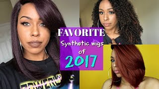 My Favorite Synthetic Wigs Of 2017! | + Mini Reviews (Chatty)