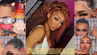 2022  *New* Holygrail Bald Cap Method ‼️ Ginger Wig Install Ft Sunberhair