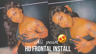 Watch Me Install Wig With Crimps  | Alipearl Hd Lace Wig Review