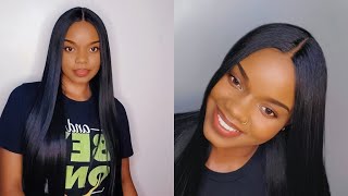 $21 | Affordable Bone Straight Hair | Outre Daily Kyla Wig