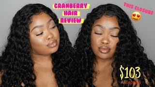 $103!! Must See Curly Hair | Cranberry Hair | Aliexpress Affordable Review