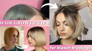 Hair Growth Tips For Growing Out Bleached Damaged Hair