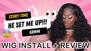 Storytime: He Brought His Girlfriend On Our Date | Wig Install + Hair Review Ft. Raw 115 Hair