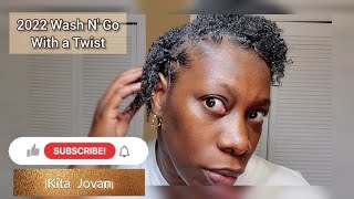 2022 Wash & Go With A Twist On Short Fine Thin Natural Grey Hair & Giveaway Winner!
