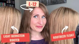 Light Brown Human Hair Comparison: Rootbeer Float Vs Light Bernstein Vs L12  #Wigs