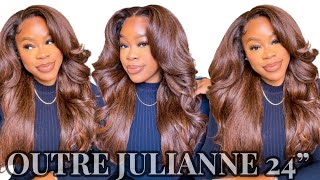 *New* Long Version Of Outre Julianne | Outre 13X6 Perfect Hairline Synthetic - Julianne 24”