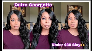 Under $30 Wig| She'S A Look | Outre Synthetic Hd Lace Front Wig Georgette| Allthings Nikkinicol