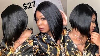 Outre Synthetic I-Part Swiss Lace Front Wig - Leni