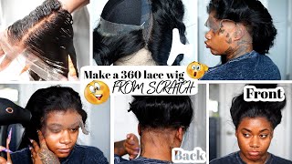 How To: Make A 360 Lace Wig From Scratch  |  Small Head Friendly | Laurasia Andrea Wigs