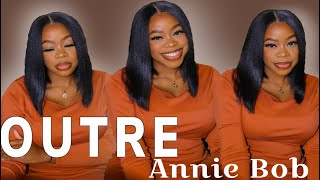 Only $25!Yes To This Texture!! Omg! *New* Outre Synthetic Hd Lace Front Wig - Annie Bob