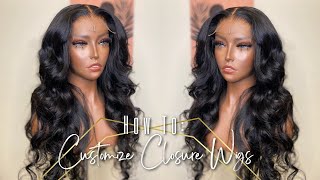 How To: Customize Your Closure Wigs: Plucking + Cutting Layers + Curling