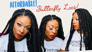 Outre X-Pression Twisted Up Lace Front 4X4 Braid Wig Butterfly Locs 22 Ft Samsbeauty ❤️