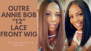 Outre Annie Bob 12" Synthetic Swiss Hd Transparent Lace Front Wig (Under 30.00!!)