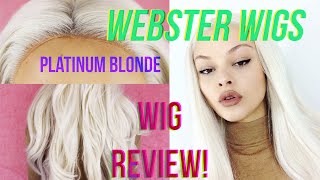 Webster Wigs - Platinum Blonde Wig Review!