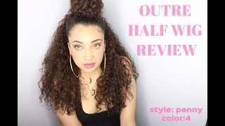 Review: Outre Quick Weave Half Wig "Penny" In Color 4