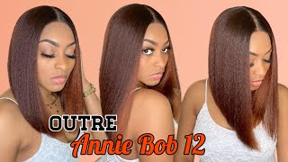 The Perfect Blowout Textured Wig! Outre Hd Lace Wig| Annie Bob 12