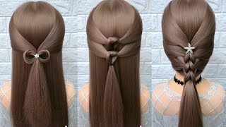 New Hair Style Girl Jeans Top || Prom Hairstyle For Long Hair || Best Hairstyles For Girls 2021 #3