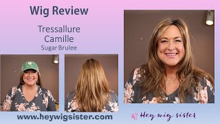 Wig Review | Tressallure Camille In Sugar Brulee | Long Straight Mono Top And Lace Front Wig