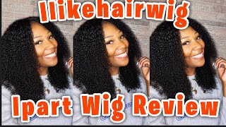 Ilikehairwig Ipart Wig Review | Glueless No Lace, No Leave Out  Wig| Beginner Friendly Curly Wig