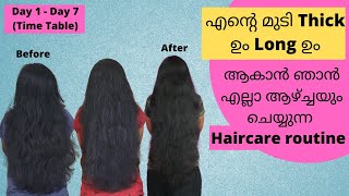My Weekly Hair Care Routine For Faster Hair Growth | Tips For Healthy & Shiny Hair Naturally | Disha