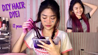 Diy Hair Dye Using Crepe Paper!! | Krishia Diaz