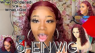 Shein Bomb Burgundy Wig Install | What I Ordered Vs What I Got  #Wiginstall #Sheinwig