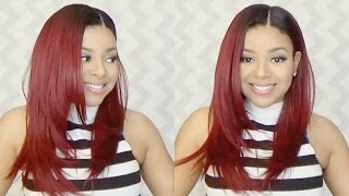 Outre Natural Yaki 18 Lace Front Wig | Sistawigs.Com