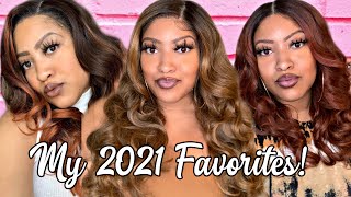 My Favorite Wigs Of 2021! Fave Synthetic & Human Hair Wigs | Deanna Monet