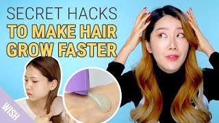 5 Tricks For Faster & Longer Hair Growth  | How To Make Hair Grow Overnight