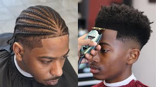 Best Haircuts Compilations In The World | Satisfying Black Men Haircut Compilations 2022 |