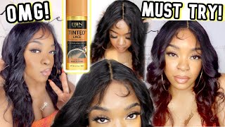 Try This Lace Tint Now  No More Bleach! Beginner Wig Transformation  Nadula Hair