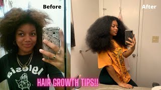 My Top Tips To Grow Long Healthy Natural Hair | Mocurlsss