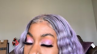 Purple Makeup Look | Celie Hair