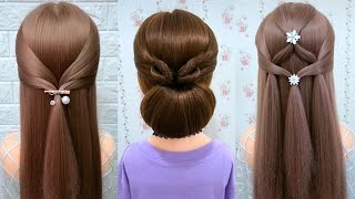 New Hair Style Girl Jeans Top || Best Hairstyles For Girls 2021 #3