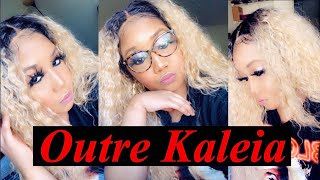 Blonde Bombshell Or Bummer?! Outre Hd Transparent Swiss Lace Wig Kaleia