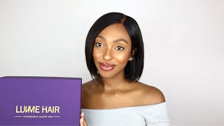 Luvme Hair Review| Celebrity Style Short Cut Side Part Closure Lace Wig
