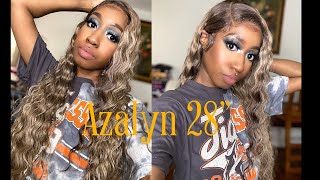 Outre Lace Front Wig Azalyn 28 Inch Review + Install | Tonya Emm
