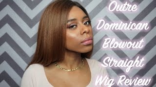 Outre Synthetic Lace Front Dominican Blow Straight (Dr30) Wig Review| Artofari