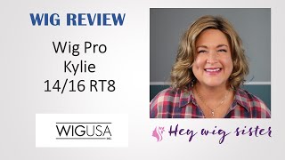 Wig Review Wig Pro Kylie In The Color 14/16 Rt8 Wigs Usa- Basic Cap Curly Shoulder Length Wig