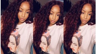 Lit Wavy 26Inch Red Hair | Outre Swiss Lace Front| Amara Wig Review