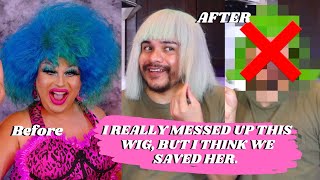 I Really Messed Up This Human Hair Wig, But I Think We Saved Her.