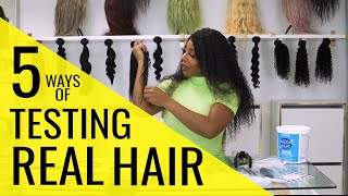 5 Ways To Test Virgin Hair | Testing White Label Extensions Hair Products