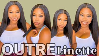 $40 Everyday Wig?! | Outre Perfect Hairline Synthetic Hd Lace Wig - Linette