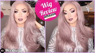 ✨Lace Front Wig Review! ✨ Sapphire Wigs / Pastel Purple/Lilac / Amazon Wig Under $40! Fav Pastel Wig