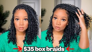 Wow!  $35 Boho Box Braids! | Amazon Must Have Hair!
