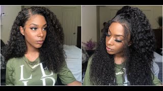 Virgin Curly Hair Vibes | Outre Perfect Hairline 13 X 6 Hd Lace Frontal Wig Style Yvette |Hairsofly