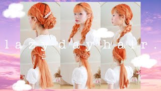 6 Lazy But Cute Af Hairstyles For Back To School! ✨ Quick & Easy In Under 5 Minutes!