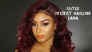 Fall Vibes| Synthetic Lace Front Wig! Outre Perfect Hairline Lana