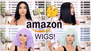 Trying On Amazon Wigs! Are They Worth It?!